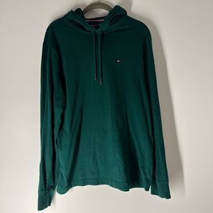 Tommy Hilfiger Cotton Hoodie in Green, size: M